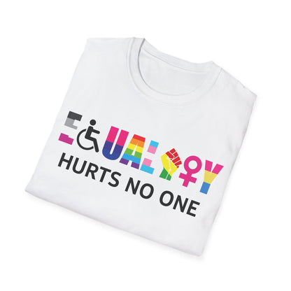 Equality Hurts No One LGBT Black Disabled Women Right Kind Pride T-Shirt