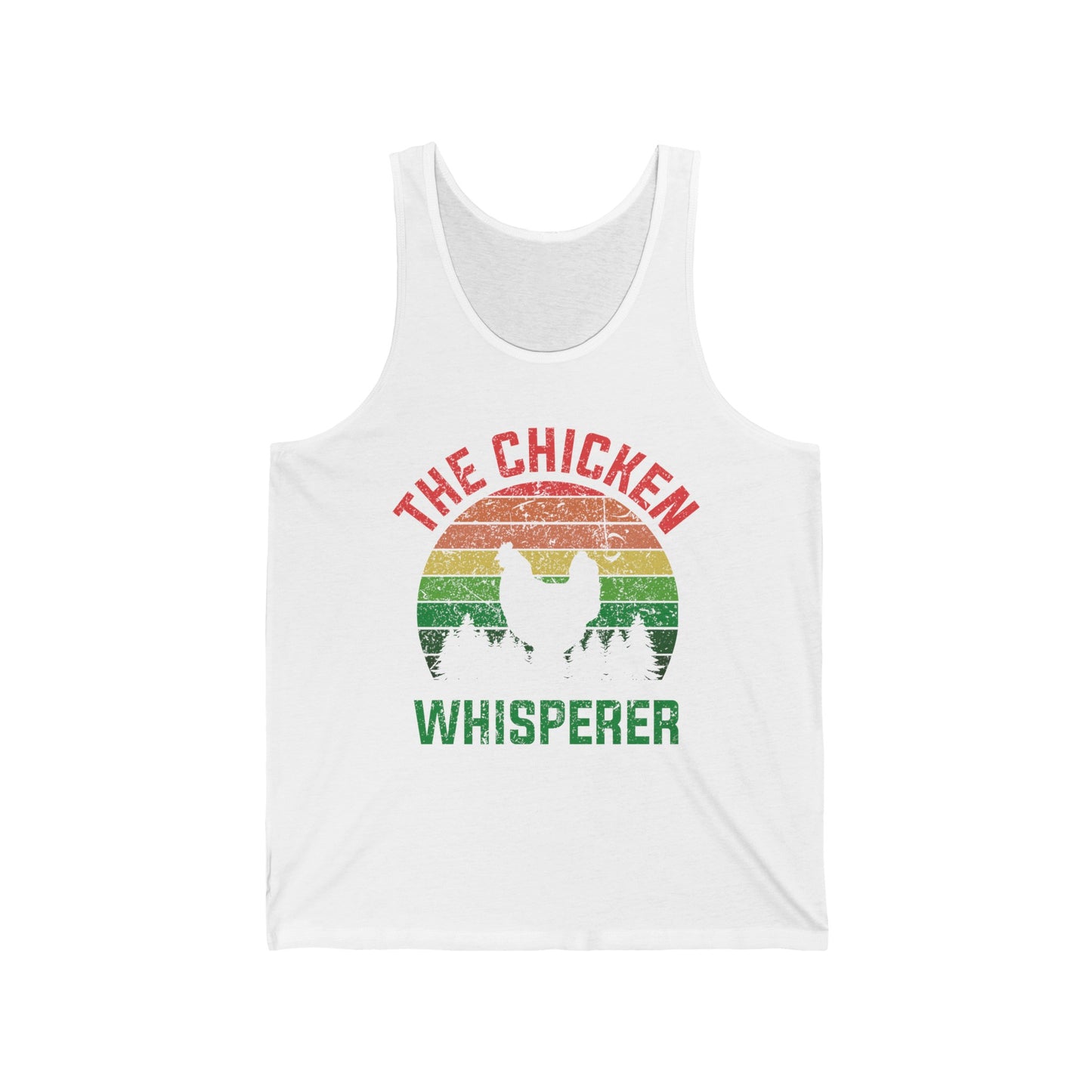 Funny Chickens The Chicken Whisperer Pet Vintage Gift Tank Tops For Men Women