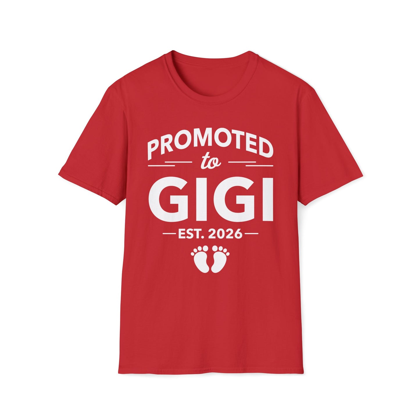 Funny Promoted To Gigi Est 2026 First Time Mothers Day T-Shirt For Women