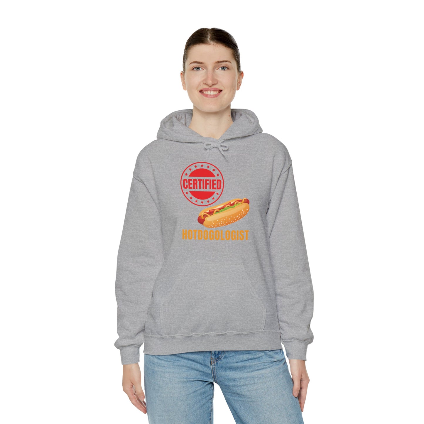 Certified Hotdogologist Hotdog Cool Sausage Hot Dog Lover Hoodie For Men Women Hoodie