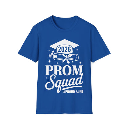 Prom Squad 2026 Proud Aunt Graduate Prom Class of 2026 T-Shirt