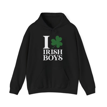 Funny I Love Irish Boys Shamrock St Patricks Day Hoodie For Men Women Hoodie