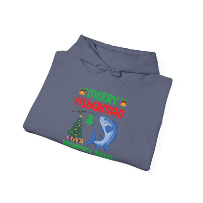 Funny Bass Fishing Merry Fishmas And Happy New Year Christmas Xmas Hoodie