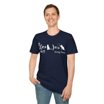 Funny String Theory Science Nerd Physics Schrodinger's Cat T-Shirt For Men Women T-Shirt