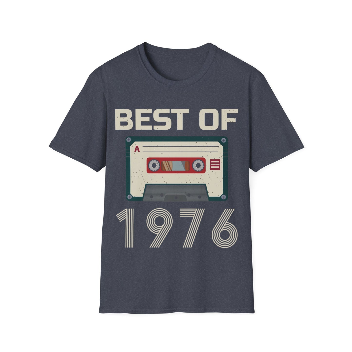 Best Of 1976 Cassette Tape 50th Birthday Gifts Vintage T-Shirt For Men Women