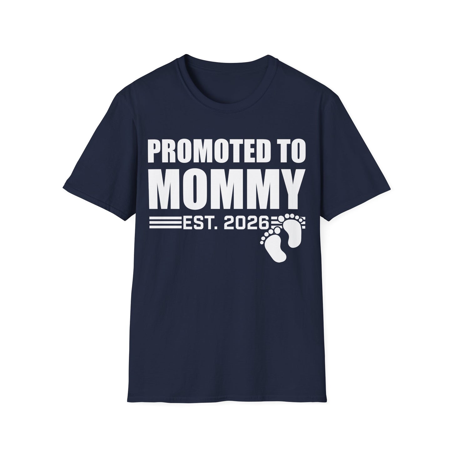 Promoted To Mommy 2026 Pregnancy Announcement Mothers Day Mom To Be T-shirt