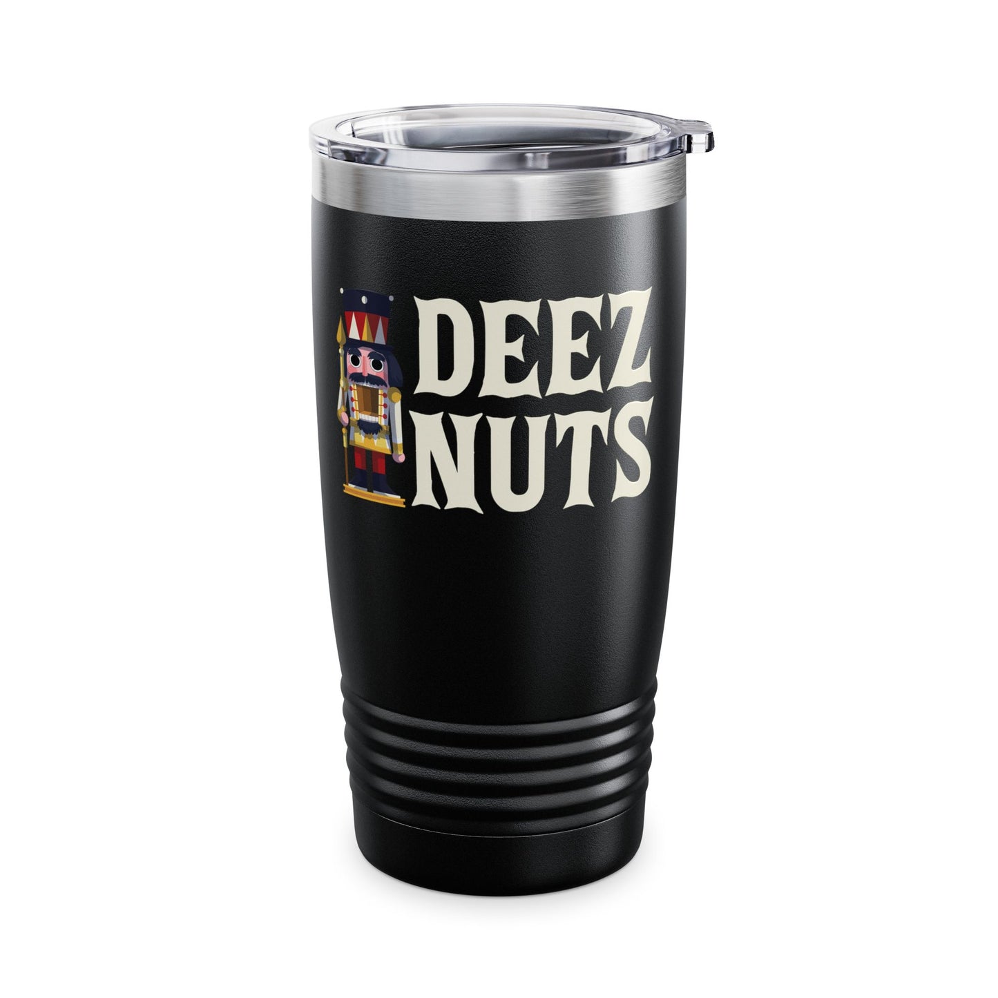 Funny Deez Nuts Nutcracker Ugly Christmas Meme Xmas Gift Tumbler Men Women