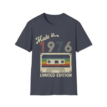 Made In 1976 Limited Edition Funny Cassette Tape Vintage T-Shirt For Men Women
