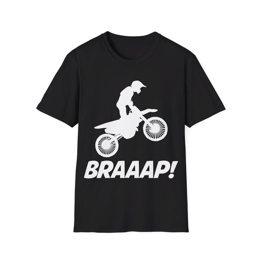 Funny Brraaap Dirt Bike Motocross Bikers Rider T-Shirt For Riders Men Women