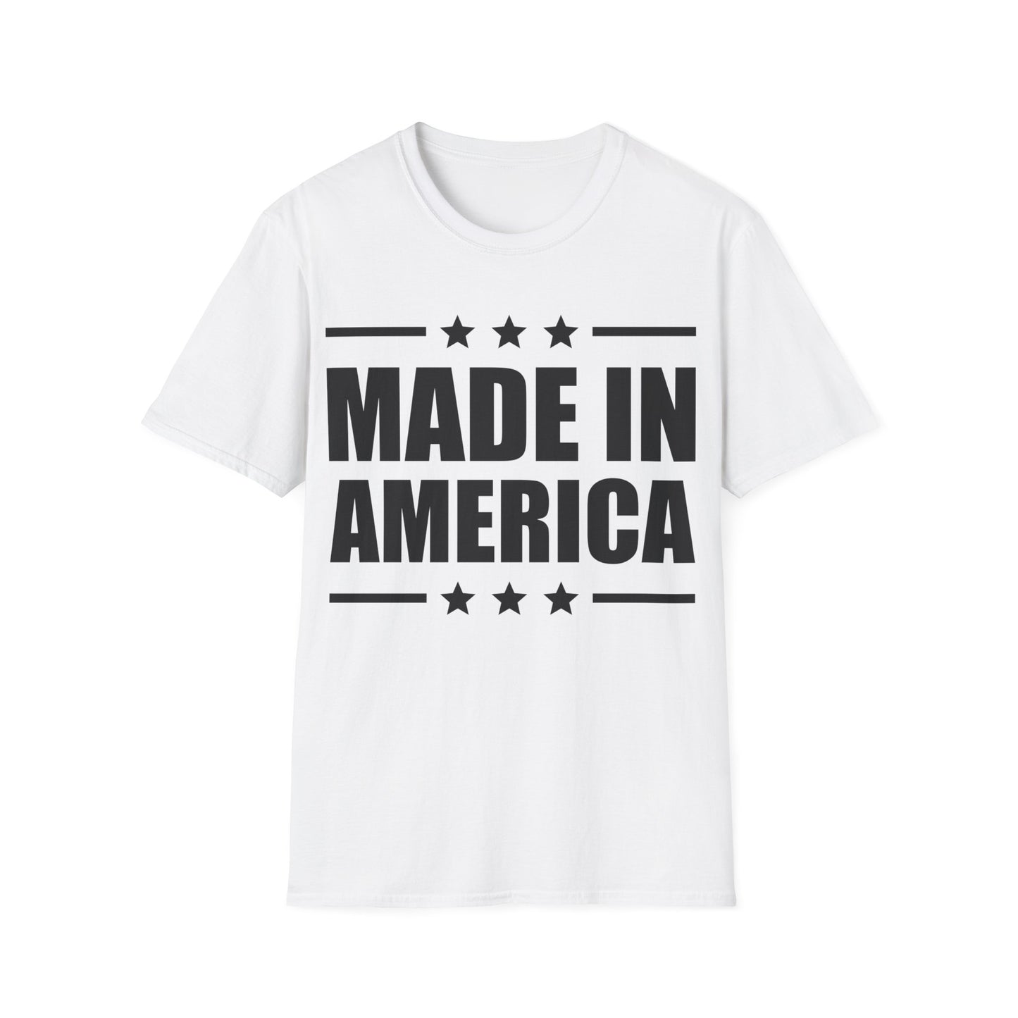 Made In America T-Shirt Patriotic Funny 4th of July Shirt T-Shirt For Men Women T-Shirt