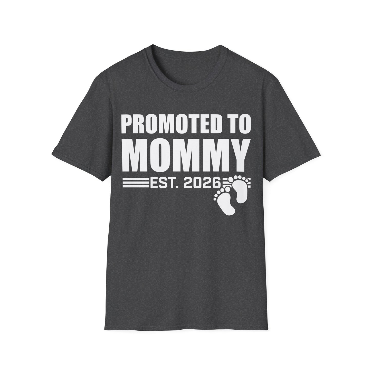 Promoted To Mommy 2026 Pregnancy Announcement Mothers Day Mom To Be T-shirt