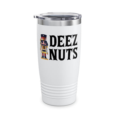 Funny Deez Nuts Nutcracker Ugly Christmas Meme Xmas Gift Tumbler Men Women