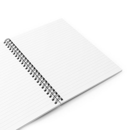 Custom Text Personalized Your Design on Spiral Notebook - Ruled Line