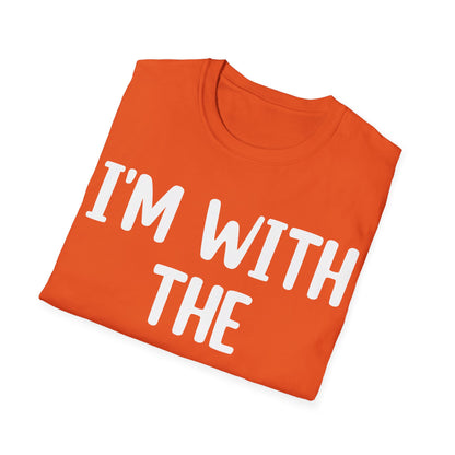 Funny I Am With The Witch T-Shirt Matching Witch Costume T-Shirt