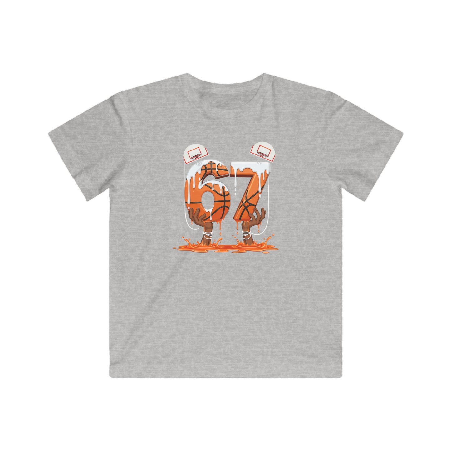 Basketball 67 Six Seven Funny Gen Alpha Meme Drip T-Shirt