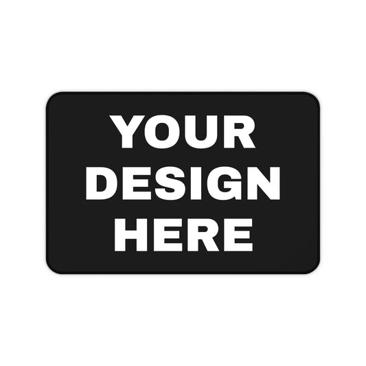 Custom Text Personalized Your Design on Desk Mat