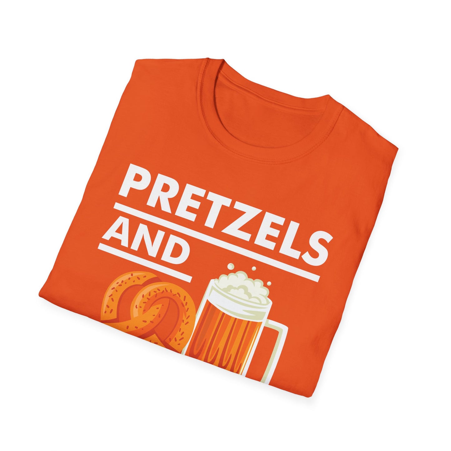 Funny Pretzels & Beer That's Why I'm Here Oktoberfest T-Shirt Men Women