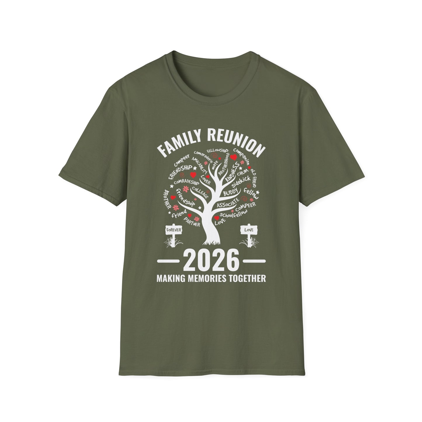Making Memories Family Matching Group Family Reunion 2026 T-Shirt For Men Women