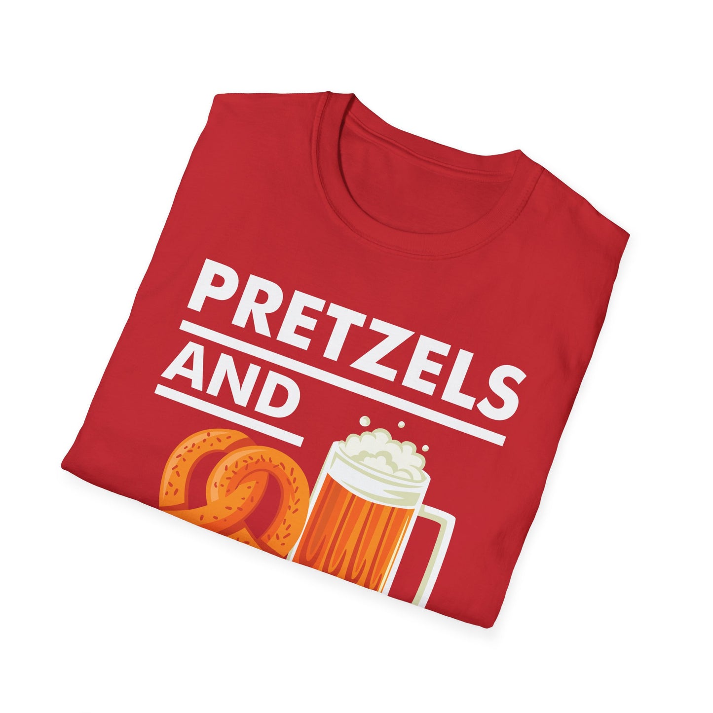 Funny Pretzels & Beer That's Why I'm Here Oktoberfest T-Shirt Men Women