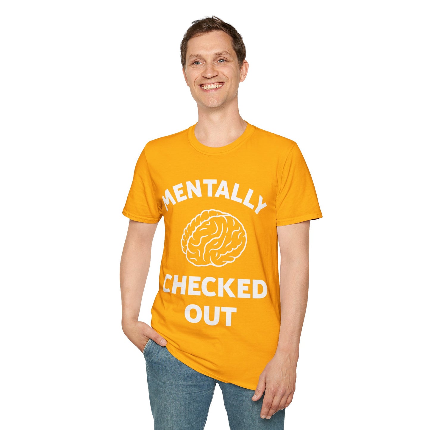 Mentally Checked Out Tee, Funny Mama Life Tee Mother Day T-Shirt