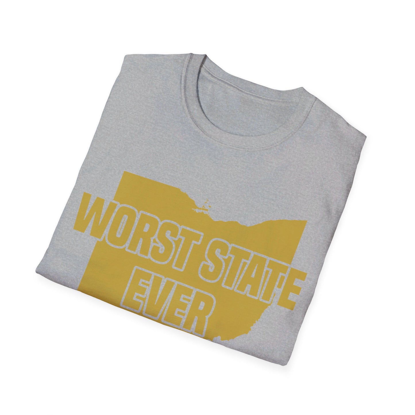 Worst State Ever Ohio Sucks Michigan Sports Fan T-Shirt Men Women