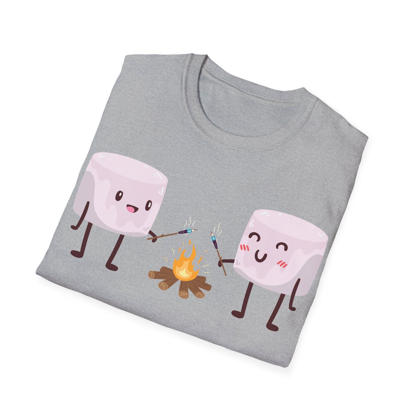 Marshmallow Grill People Camping Gift Funny T-Shirt