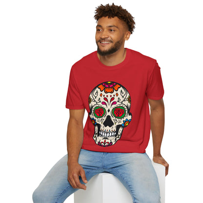 Sugar Skull Dia De Los Muertos Costume Halloween Day Of Dead T-Shirt