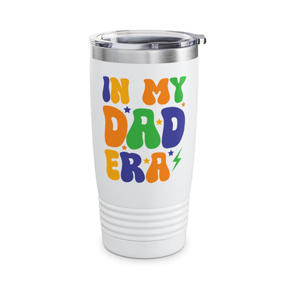 Funny Groovy In My Dad Era Funny Dad Father Daddy Era Tumbler For Men Tumbler