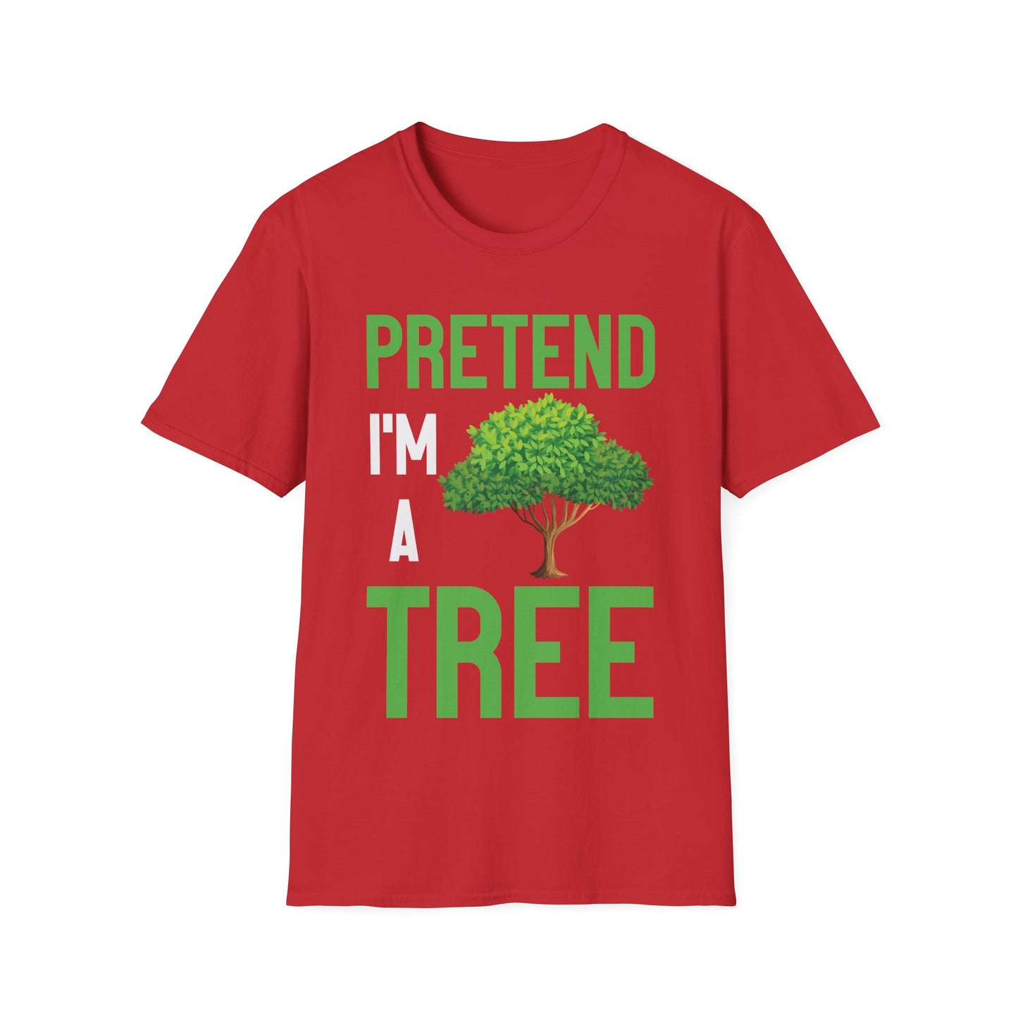 Funny Pretend I’m a Tree Tree Lazy Costume T-Shirt For Men Women