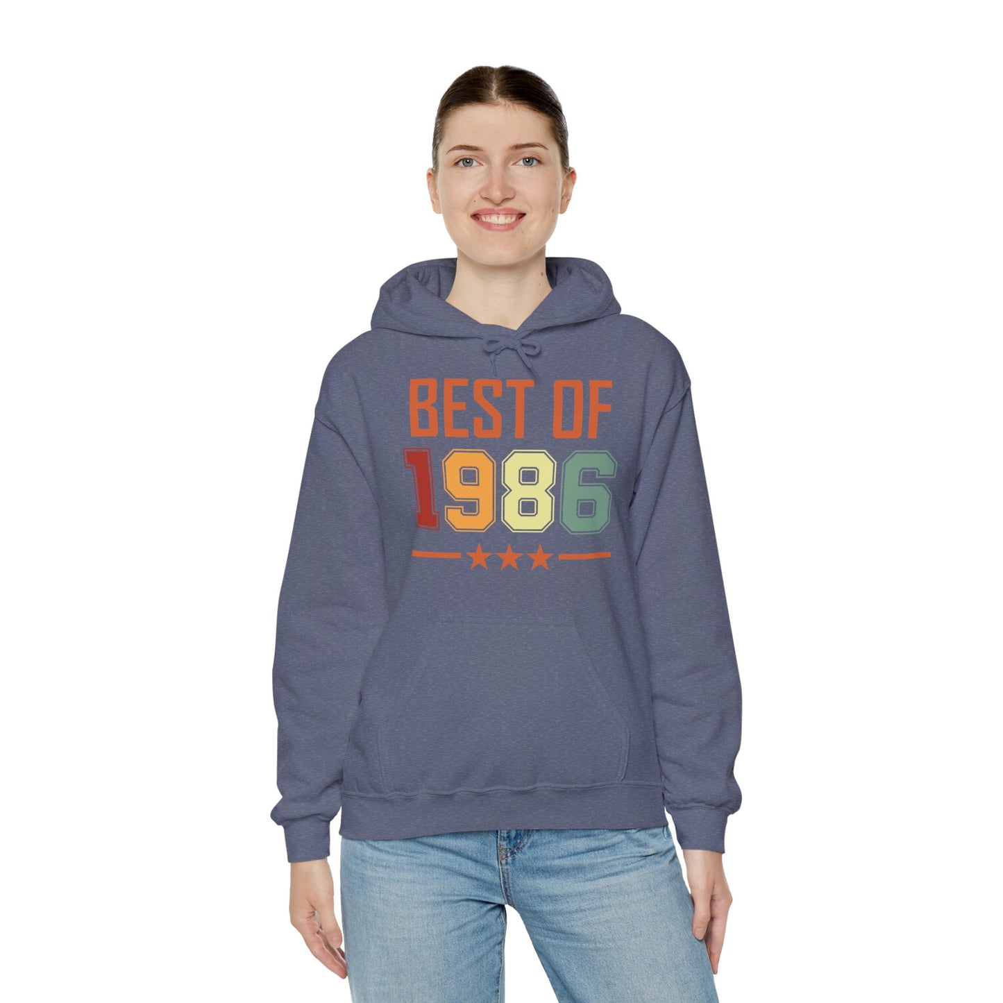 Funny Vintage Best of 1986 40 Year Old Gift 40th Birthday Hoodie For Men Women Hoodie