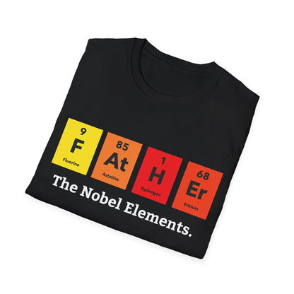 Father The Noble Elements Chemistry Funny Fathers Day Tshirts for Men Women