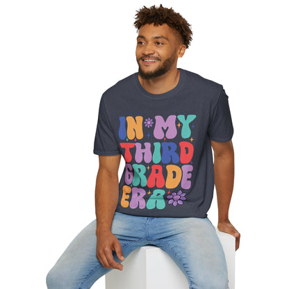 Funny In My 3rd Grade Era Back to School In My Third Grade Era T-Shirt For Men Women T-Shirt