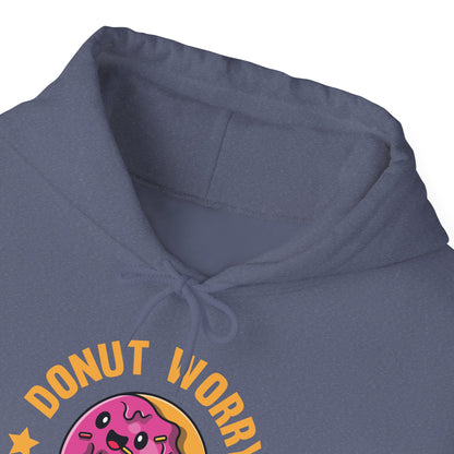 Funny Donut Worry Be Happy Foodie Donut Lovers Hoodie For Men Women Hoodie