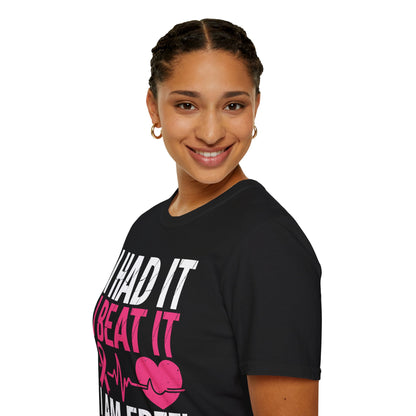 Funny I Had It I Beat It I Am Free Breast Cancer Survivor T-Shirt For Men Women