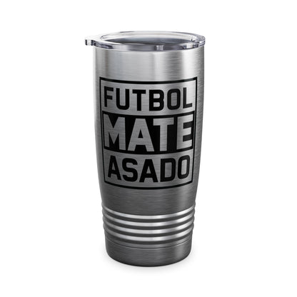 Futbol Mate Asado Argentina Argentinian Flag Pride Vintage Tumbler For Men Women Tumbler