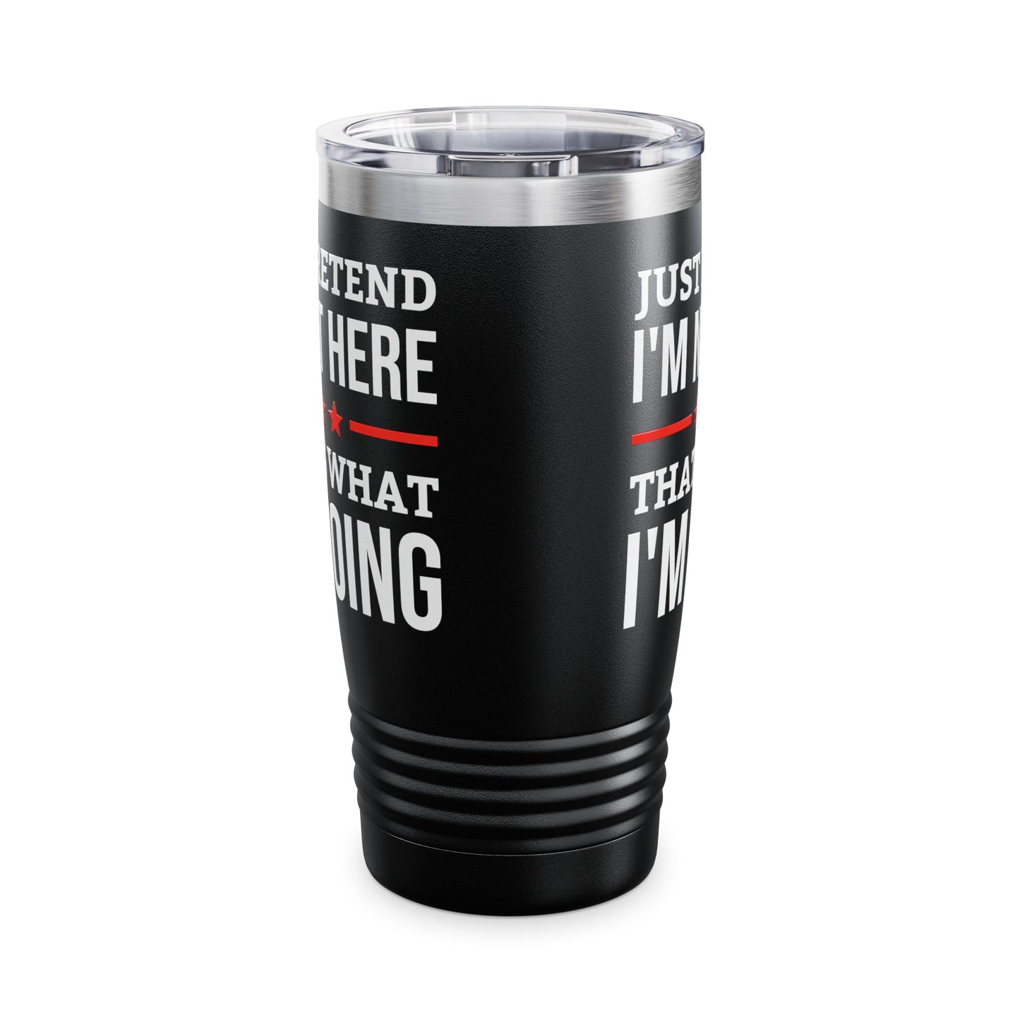 Funny Just Pretend I Am Not Here Introvert Tumbler For Men Women Travelers