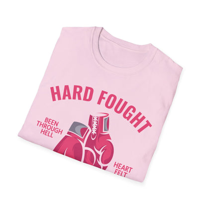 Hard Fought Hallelujah Praise Jesus Lake Christian T-Shirt For Men Women
