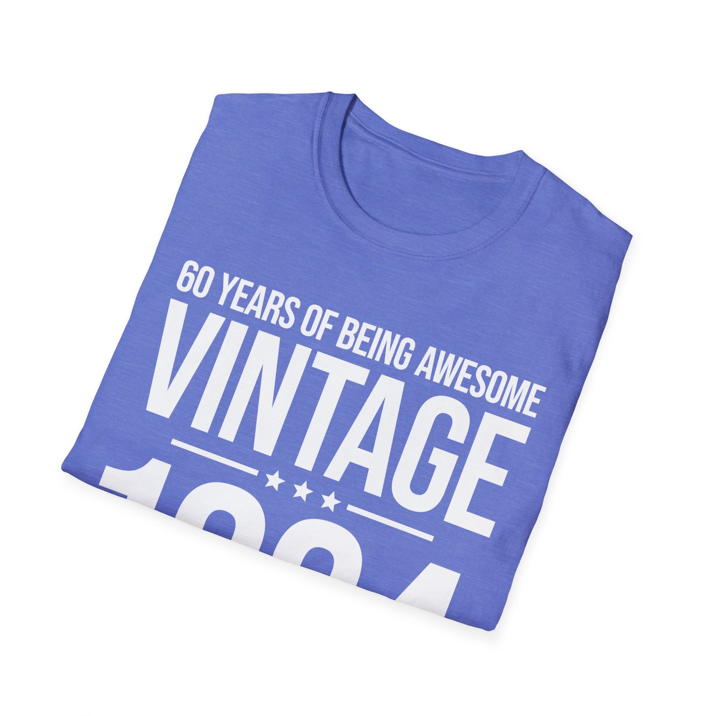 60 Year Old Gifts Vintage 1964 60 Years Awesome 60th Birthday T-Shirt