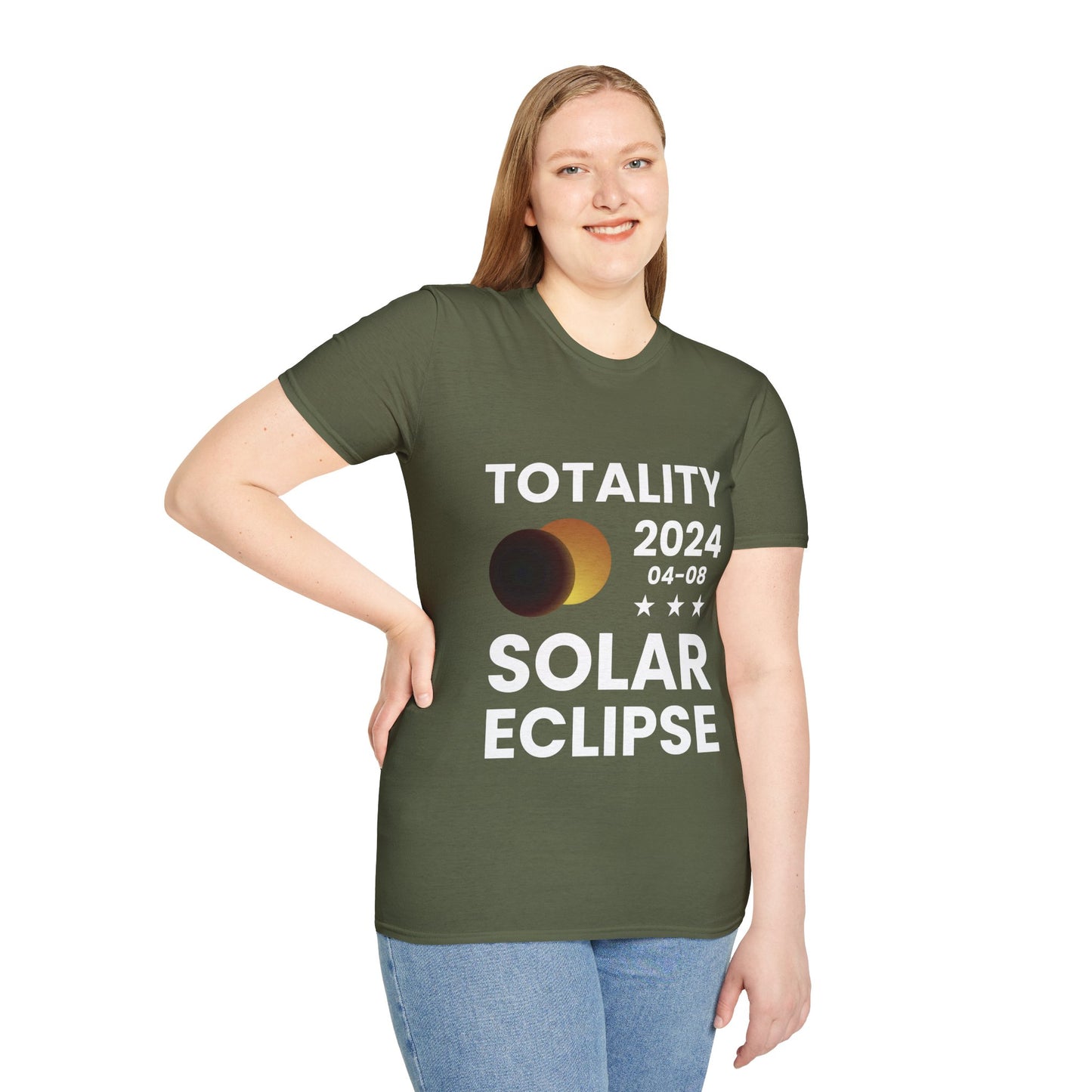 Totality Solar Eclipse 2024 America Retro Total Eclipse T-Shirt For Men Women T-Shirt