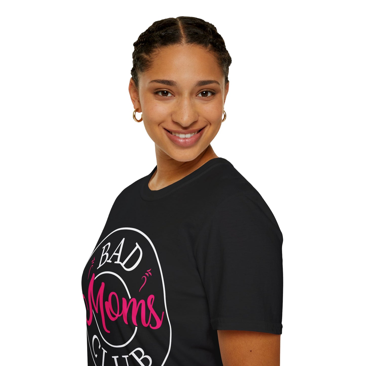 Funny Bad Moms Clubs New Mom Memer Sarcastic Woman Gift T-Shirt