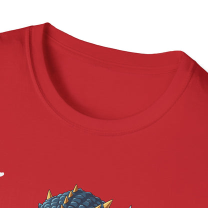 Funny Kaiju Eating Ramen Japanese Monster Lover Birthday T-Shirt