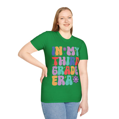 Funny In My 3rd Grade Era Back to School In My Third Grade Era T-Shirt For Men Women T-Shirt