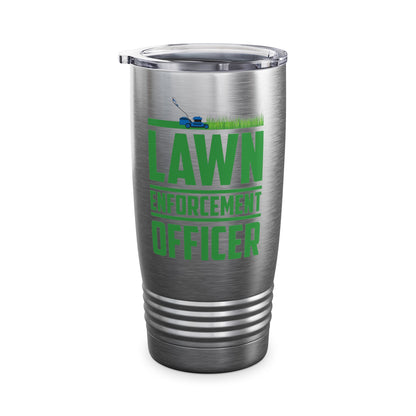 Funny Lawn Enforcement Officer Garden Gardener Tumbler