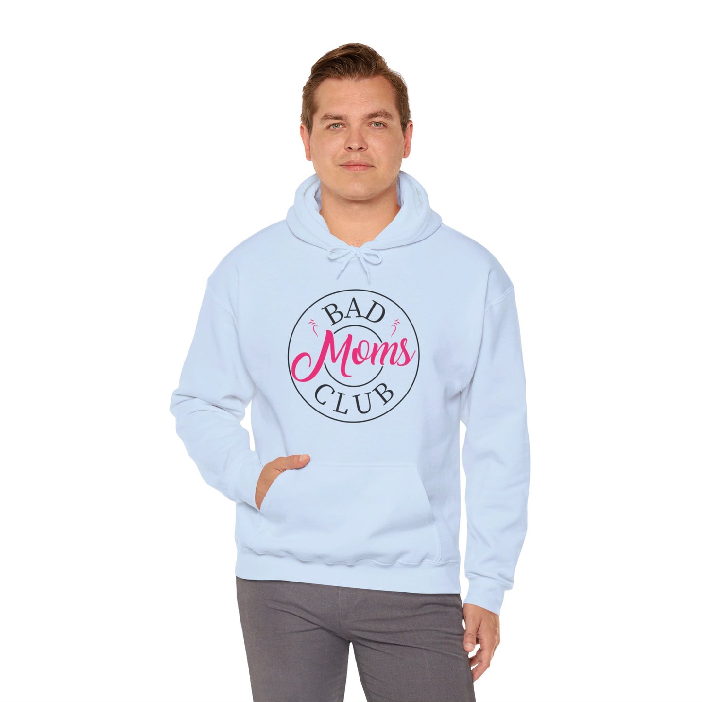 Funny Bad Moms Clubs New Mom Mother Hustler Sarcastic Woman Gift Hoodie