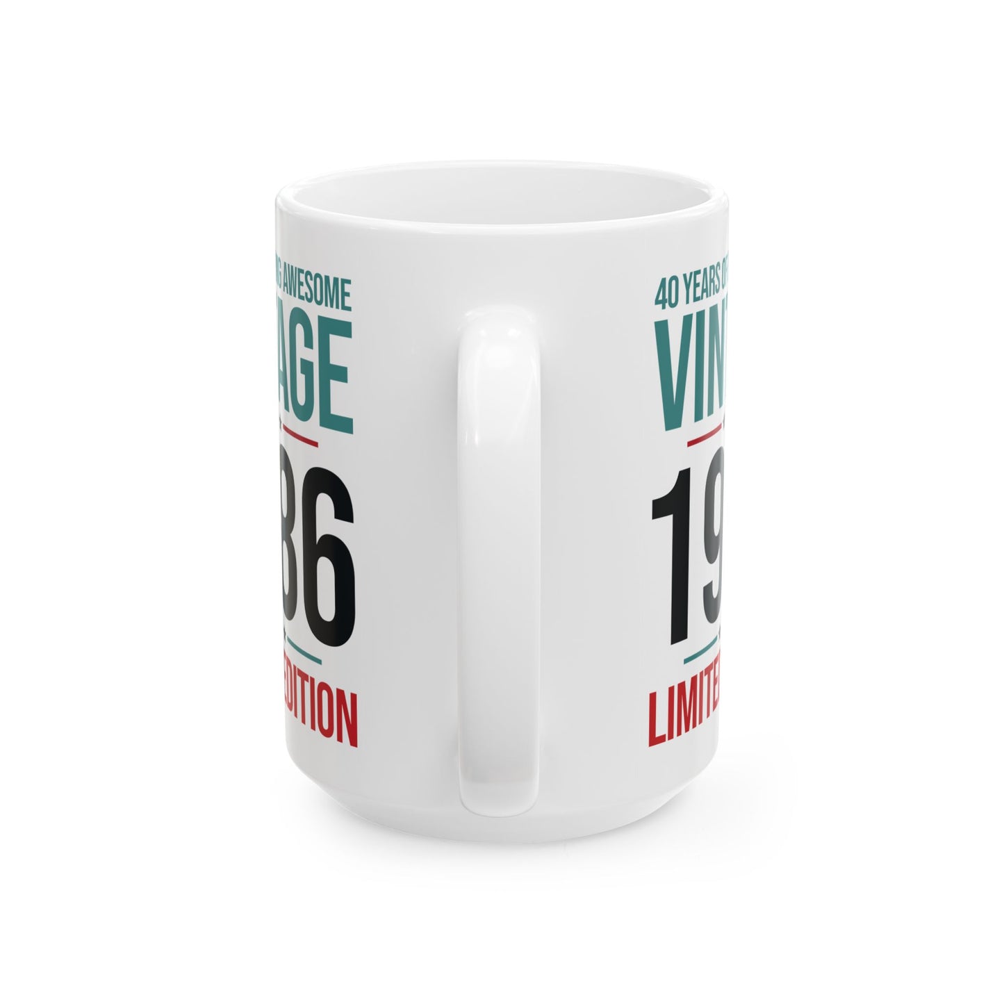 40 Year Old Gifts Vintage 1986 40 Years Awesome 40th Birthday Coffee Mug