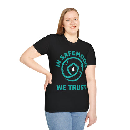 In Safemoon We Trust Blockchain Cryptocurrency Crypto  Men Women T-Shirt