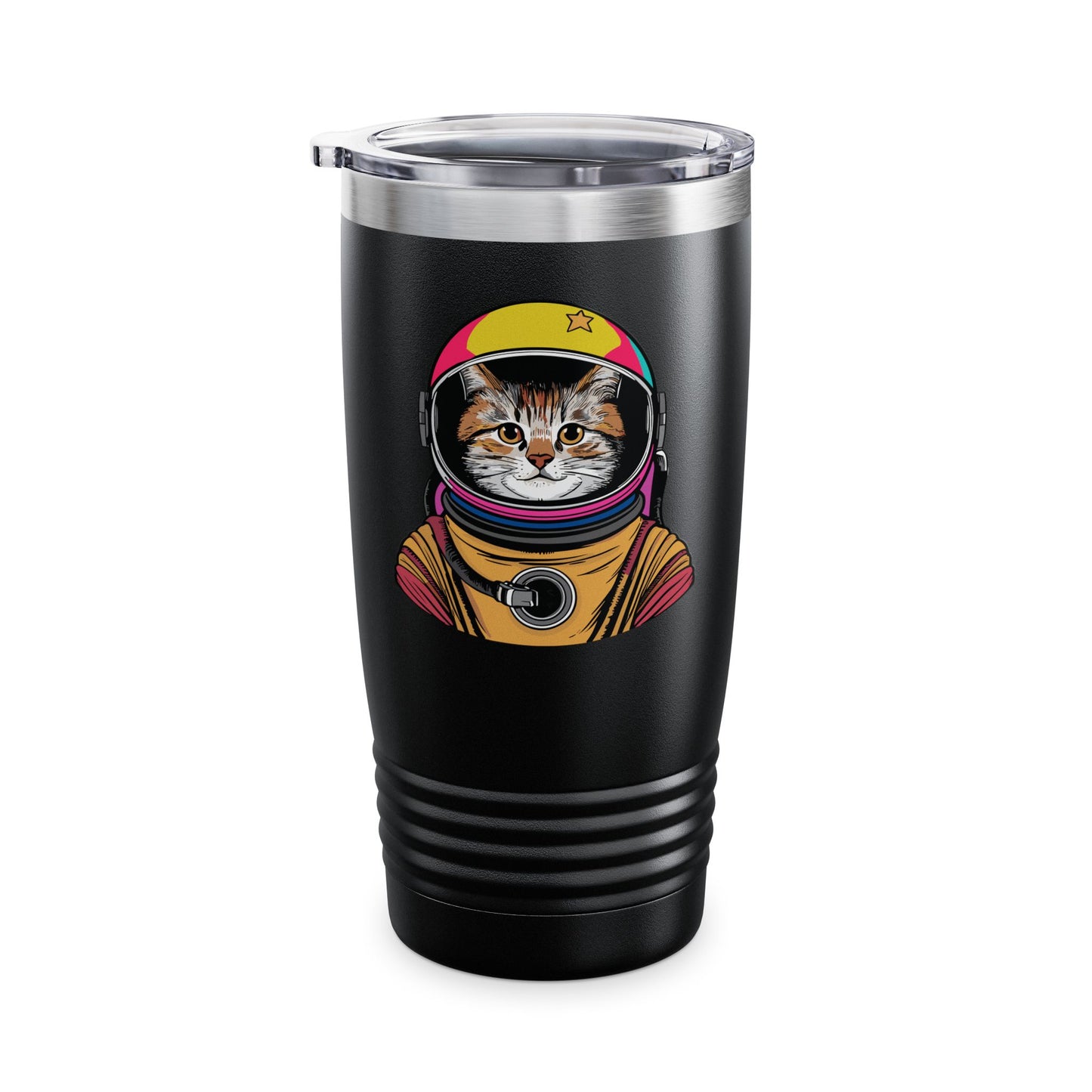 Funny Space Gifts Cat Mom Cat Dad Astronaut Space Tumbler For Men Women Kids Tumbler