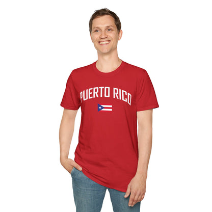 Puerto Rico Flag Retro Text T-Shirt