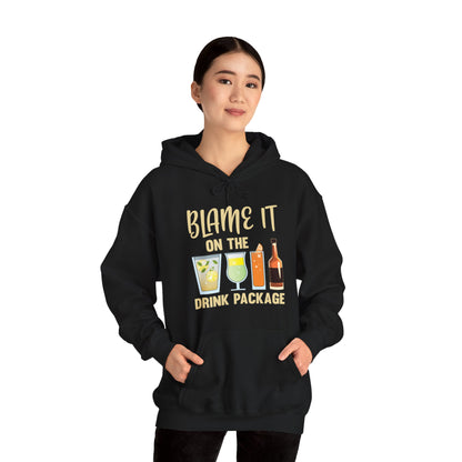 Blame It On The Drink Package Funny Cruise Hoodie For Men Women Hoodie