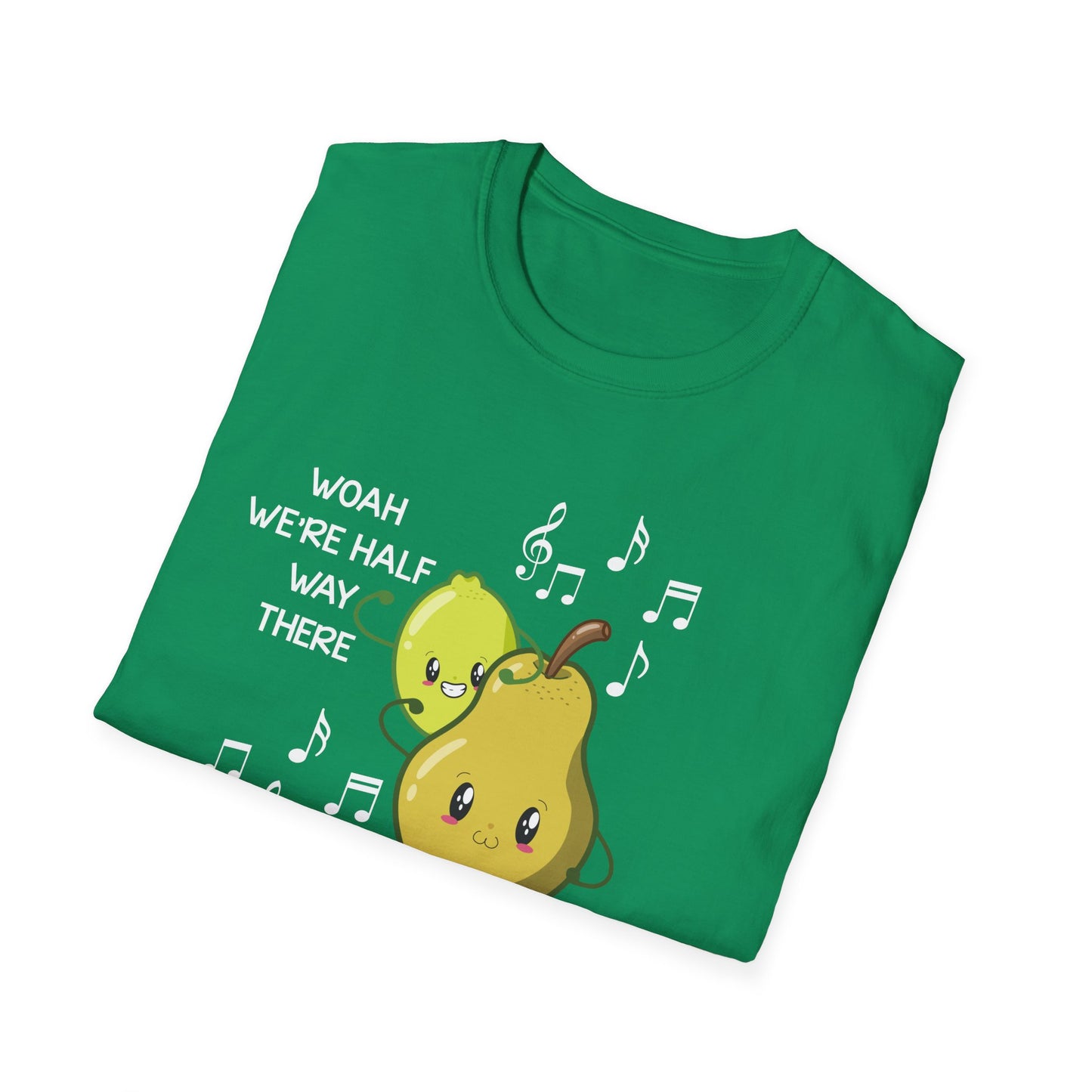 Funny Woah Lemon On A Pear Meme Unisex Softstyle T-Shirt for Teacher Foodie Travelers